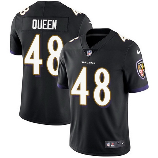 Nike Ravens 48 Patrick Queen Black Alternate Men Stitched NFL Vapor Untouchable Limited Jersey Nike Ravens 48 Patrick Queen Black Alternate Men Stitched NFL Vapor Untouchable Limited Jersey