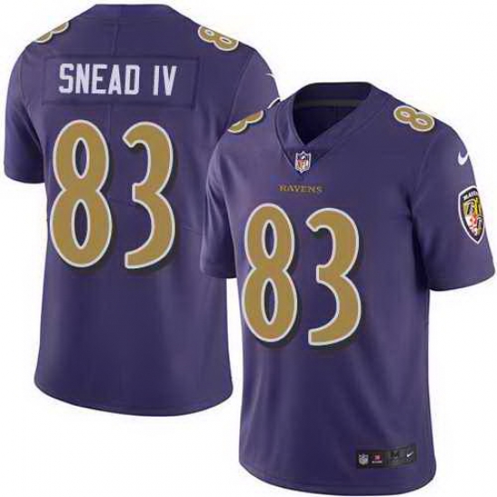 Nike Ravens 83 Willie Snead IV Purple Color Rush Limited Jersey Nike Ravens 83 Willie Snead IV Purple Color Rush Limited Jersey