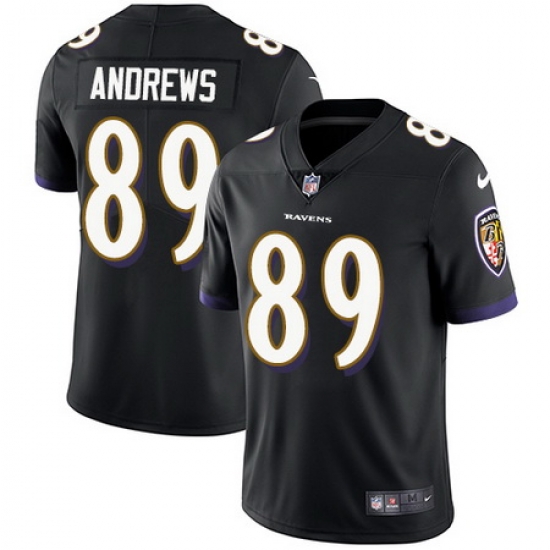 Nike Ravens #89 Mark Andrews Black Alternate Mens Stitched NFL Vapor Untouchable Limited Jersey Nike Ravens #89 Mark Andrews Black Alternate Mens Stitched NFL Vapor Untouchable Limited Jersey