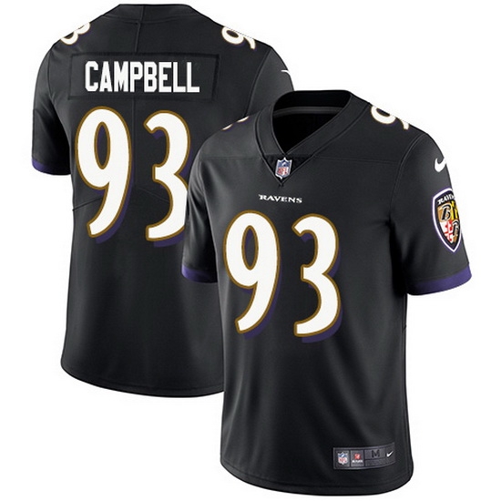 Nike Ravens 93 Calais Campbell Black Alternate Men Stitched NFL Vapor Untouchable Limited Jersey Nike Ravens 93 Calais Campbell Black Alternate Men Stitched NFL Vapor Untouchable Limited Jersey