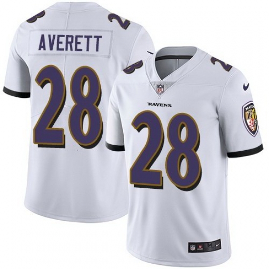 Nike Ravens Anthony Averett White Vapor Untouchable Limited Jersey Nike Ravens Anthony Averett White Vapor Untouchable Limited Jersey