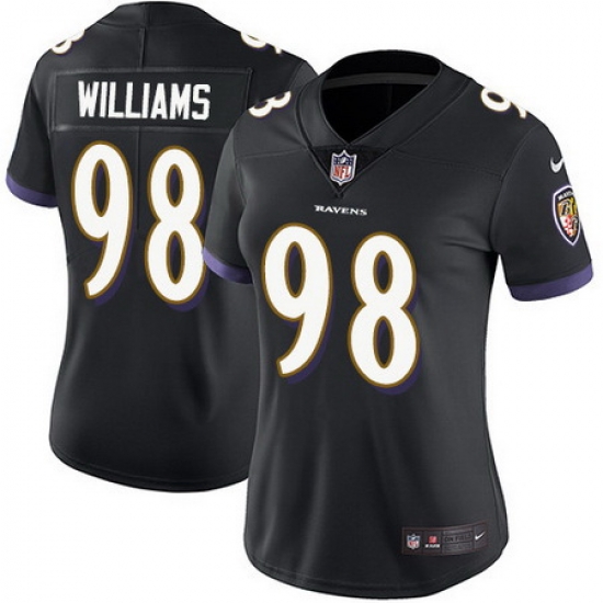 Nike Ravens 98 Brandon Williams Black Alternate Womens Stitched NFL Limited Vapor Untouchable Limited Jersey Nike Ravens 98 Brandon Williams Black Alternate Womens Stitched NFL Limited Vapor Untouchable Limited Jersey