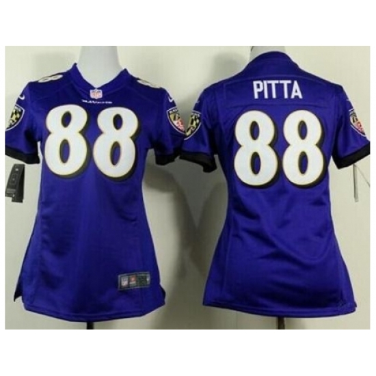 Women Nike Baltimore Ravens 88 Dennis Pitta Purple Team Color Stitched NFL Jersey Women Nike Baltimore Ravens 88 Dennis Pitta Purple Team Color Stitched NFL Jersey
