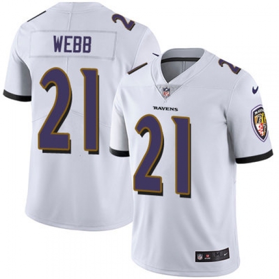 Nike Ravens #21 Lardarius Webb White Youth Stitched NFL Vapor Untouchable Limited Jersey Nike Ravens #21 Lardarius Webb White Youth Stitched NFL Vapor Untouchable Limited Jersey