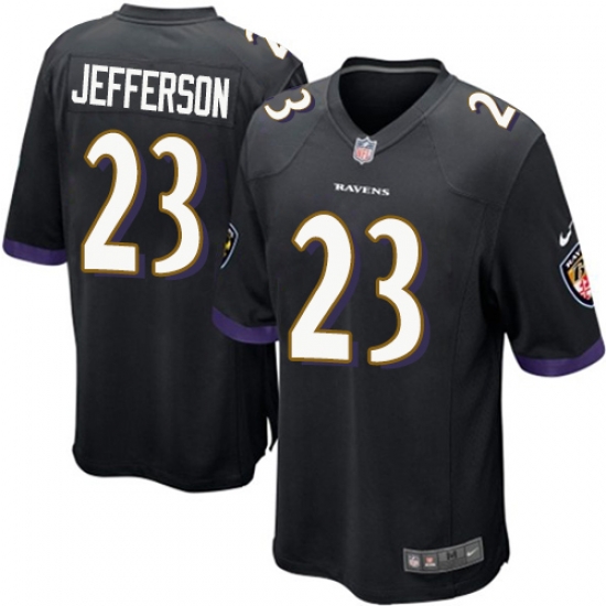 Nike Ravens #23 Tony Jefferson Black Alternate Youth Stitched NFL New Elite Jersey Nike Ravens #23 Tony Jefferson Black Alternate Youth Stitched NFL New Elite Jersey
