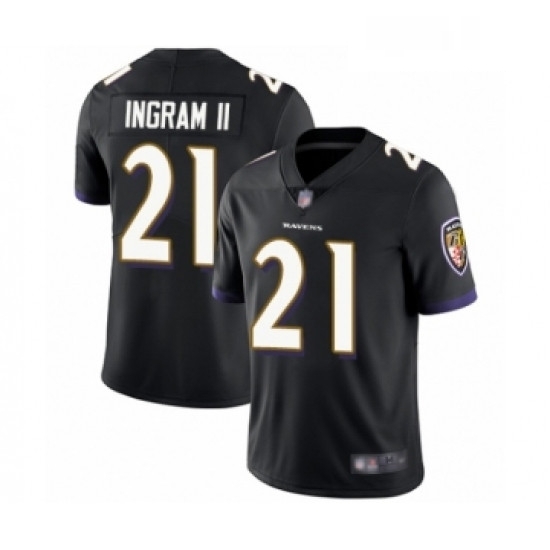 Youth Baltimore Ravens 21 Mark Ingram II Black Alternate Vapor Untouchable Limited Player Football Jersey Youth Baltimore Ravens 21 Mark Ingram II Black Alternate Vapor Untouchable Limited Player Football Jersey