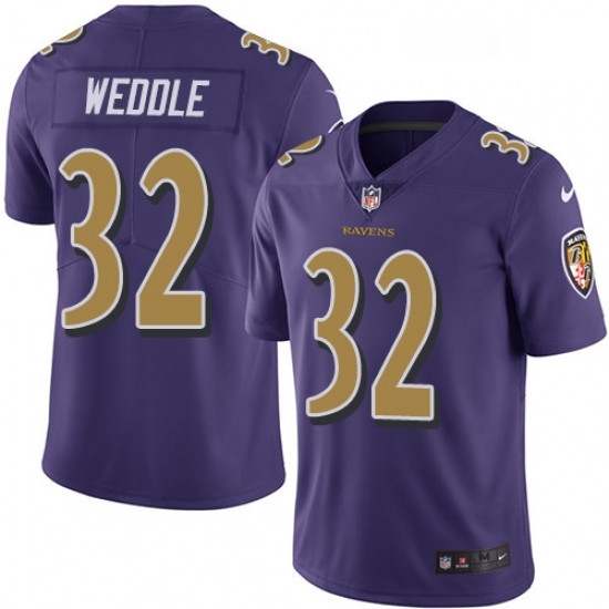 Youth Nike Baltimore Ravens 32 Eric Weddle Limited Purple Rush Vapor Untouchable NFL Jersey Youth Nike Baltimore Ravens 32 Eric Weddle Limited Purple Rush Vapor Untouchable NFL Jersey