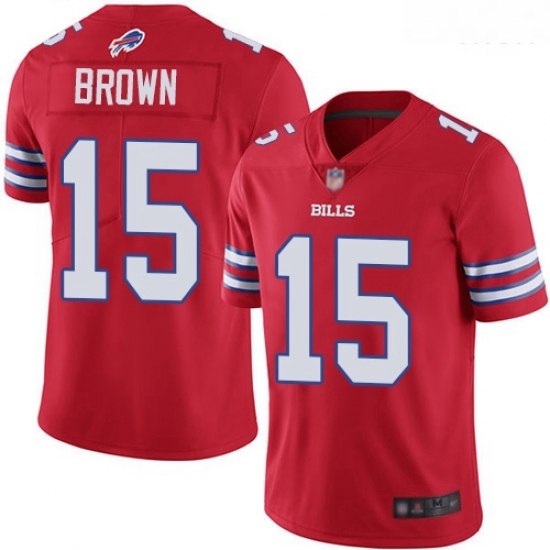 Bills 15 John Brown Red Men Stitched Football Limited Rush Jersey Bills 15 John Brown Red Men Stitched Football Limited Rush Jersey