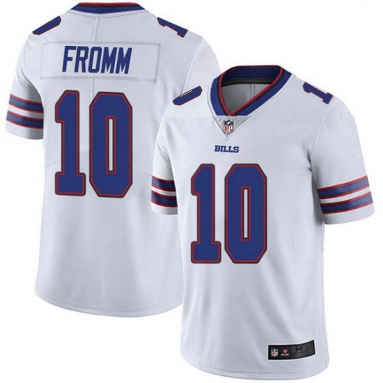 Men Buffalo Bills 10 Jake Fromm White Limited Vapor Limited Untouchable Jersey Men Buffalo Bills 10 Jake Fromm White Limited Vapor Limited Untouchable Jersey