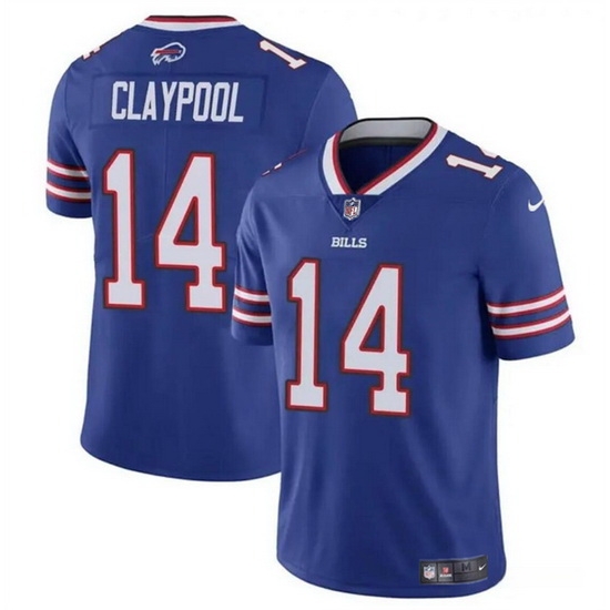 Men Buffalo Bills 14 Chase Claypool Blue 2024 Vapor Untouchable Limited Stitched Football Jersey Men Buffalo Bills 14 Chase Claypool Blue 2024 Vapor Untouchable Limited Stitched Football Jersey