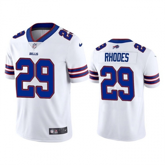 Men Buffalo Bills 29 Xavier Rhodes White Vapor Untouchable Limited Stitched Jersey Men Buffalo Bills 29 Xavier Rhodes White Vapor Untouchable Limited Stitched Jersey