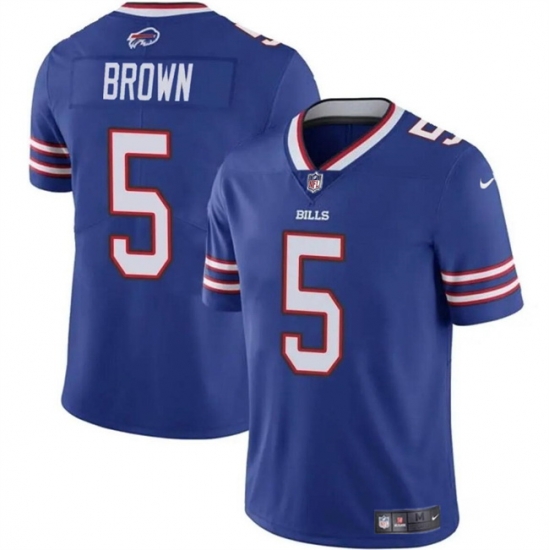 Men Buffalo Bills 5 Anthony Brown Blue 2024 Vapor Untouchable Limited Stitched Football Jersey Men Buffalo Bills 5 Anthony Brown Blue 2024 Vapor Untouchable Limited Stitched Football Jersey