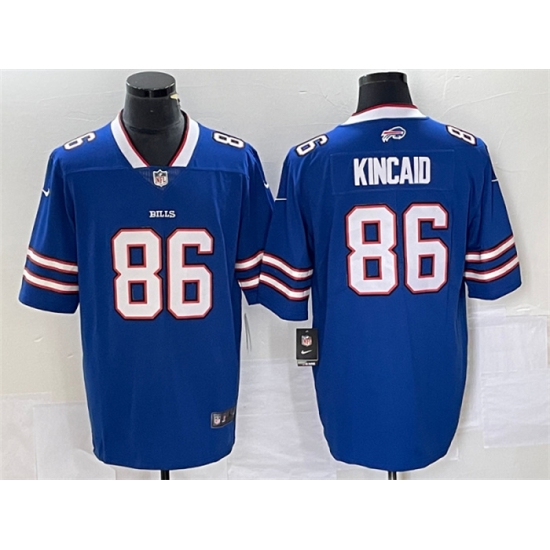 Men Buffalo Bills 86 Dalton Kincaid Blue Vapor Untouchable Limited Stitched Football Jersey Men Buffalo Bills 86 Dalton Kincaid Blue Vapor Untouchable Limited Stitched Football Jersey