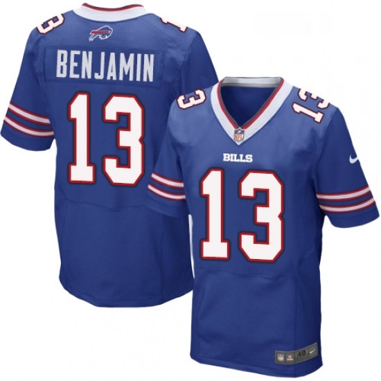Mens Nike Buffalo Bills 13 Kelvin Benjamin Elite Royal Blue Team Color NFL Jersey Mens Nike Buffalo Bills 13 Kelvin Benjamin Elite Royal Blue Team Color NFL Jersey