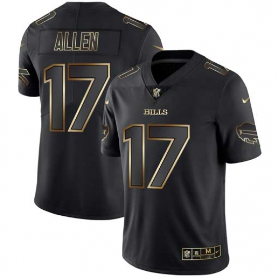 Nike Bills 17 Josh Allen Black Gold Vapor Untouchable Limited Jersey Nike Bills 17 Josh Allen Black Gold Vapor Untouchable Limited Jersey