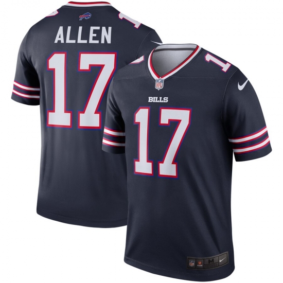 Nike Bills 17 Josh Allen Navy Inverted Legend Jersey Nike Bills 17 Josh Allen Navy Inverted Legend Jersey