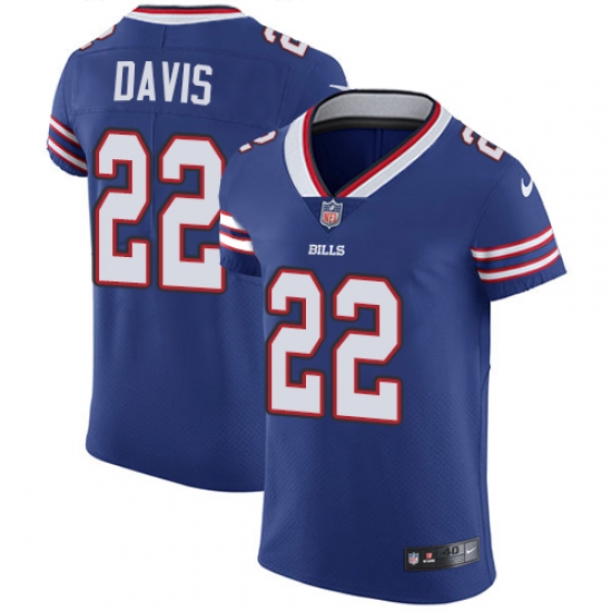 Nike Bills #22 Vontae Davis Royal Blue Team Color Mens Stitched NFL Vapor Untouchable Elite Jersey Nike Bills #22 Vontae Davis Royal Blue Team Color Mens Stitched NFL Vapor Untouchable Elite Jersey
