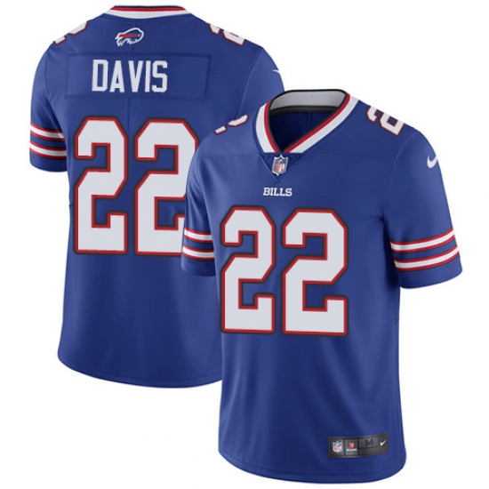Nike Bills #22 Vontae Davis Royal Blue Team Color Mens Stitched NFL Vapor Untouchable Limited Jersey Nike Bills #22 Vontae Davis Royal Blue Team Color Mens Stitched NFL Vapor Untouchable Limited Jersey