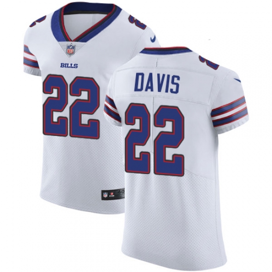 Nike Bills #22 Vontae Davis White Mens Stitched NFL Vapor Untouchable Elite Jersey Nike Bills #22 Vontae Davis White Mens Stitched NFL Vapor Untouchable Elite Jersey
