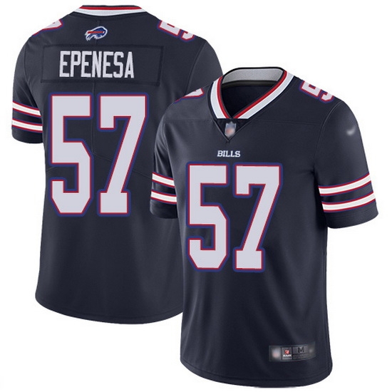 Nike Bills 57 A J Epenesas Navy Men Stitched NFL Limited Inverted Legend Jersey Nike Bills 57 A J Epenesas Navy Men Stitched NFL Limited Inverted Legend Jersey
