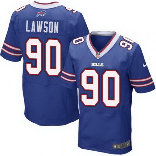 Nike Bills #90 Shaq Lawson Royal Blue Team Color Mens Stitched NFL New Elite Jersey Nike Bills #90 Shaq Lawson Royal Blue Team Color Mens Stitched NFL New Elite Jersey