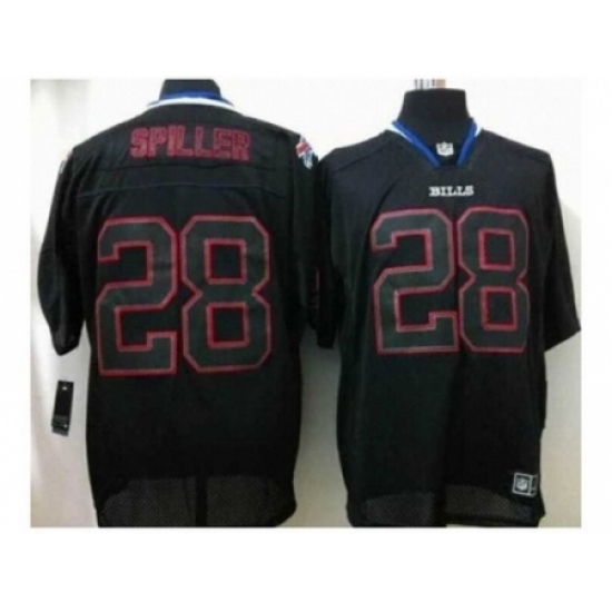 Nike Buffalo Bills 28 Spiller black Elite lights out NFL Jersey Nike Buffalo Bills 28 Spiller black Elite lights out NFL Jersey