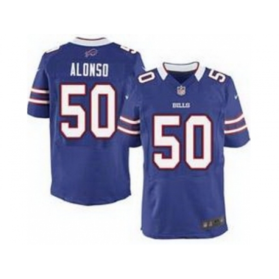 Nike Buffalo Bills 50 Kiko Alonso Blue Elite NFL Jersey Nike Buffalo Bills 50 Kiko Alonso Blue Elite NFL Jersey