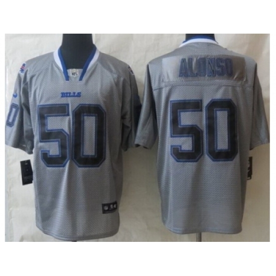 Nike Buffalo Bills 50 Kiko Alonso Grey Elite Lights Out NFL Jersey Nike Buffalo Bills 50 Kiko Alonso Grey Elite Lights Out NFL Jersey