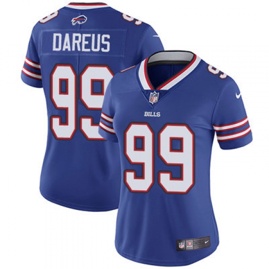 Nike Bills #99 Marcell Dareus Royal Blue Team Color Womens Stitched NFL Vapor Untouchable Limited Jersey Nike Bills #99 Marcell Dareus Royal Blue Team Color Womens Stitched NFL Vapor Untouchable Limited Jersey