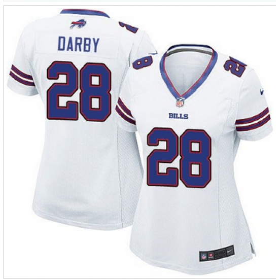 Women Nike Bills #28 Ronald Darby White Stitched NFL Elite Jersey Women Nike Bills #28 Ronald Darby White Stitched NFL Elite Jersey