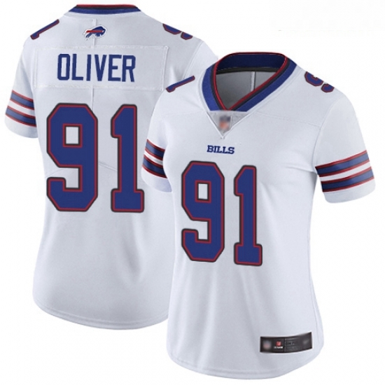 Women Nike Bills 91 Ed Oliver White Women Vapor Untouchable Limited Jersey Women Nike Bills 91 Ed Oliver White Women Vapor Untouchable Limited Jersey