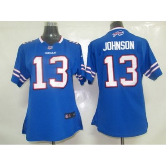 Women Nike Buffalo Bills 13 Johnson Jersey Women Nike Buffalo Bills 13 Johnson Jersey