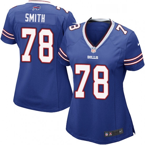 Womens Nike Buffalo Bills 78 Bruce Smith Game Royal Blue Team Color NFL Jersey Womens Nike Buffalo Bills 78 Bruce Smith Game Royal Blue Team Color NFL Jersey