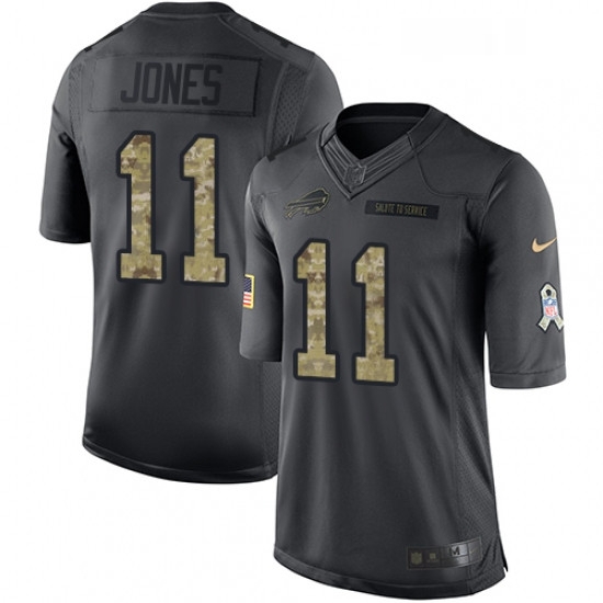 Youth Nike Buffalo Bills 11 Zay Jones Limited Black 2016 Salute to Service NFL Jersey Youth Nike Buffalo Bills 11 Zay Jones Limited Black 2016 Salute to Service NFL Jersey