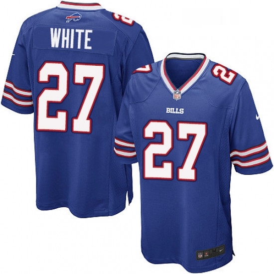 Youth Nike Buffalo Bills 27 TreDavious White Game Royal Blue Team Color NFL Jersey Youth Nike Buffalo Bills 27 TreDavious White Game Royal Blue Team Color NFL Jersey