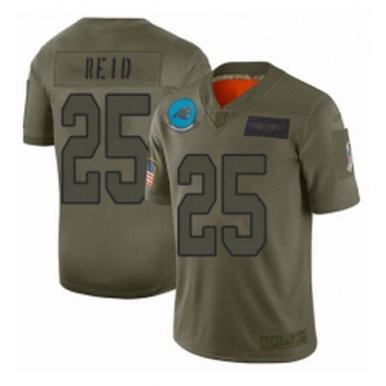 Men Carolina Panthers 25 Eric Reid Limited Camo 2019 Salute to Service Football Jersey Men Carolina Panthers 25 Eric Reid Limited Camo 2019 Salute to Service Football Jersey