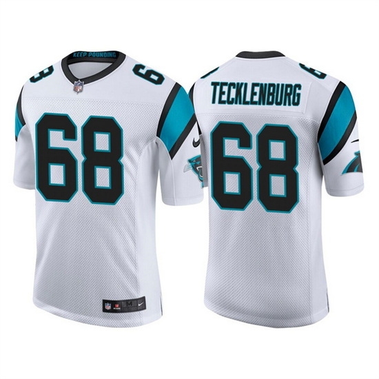 Men Carolina Panthers 68 Sam Tecklenburg 2022 White Stitched Game Jersey Men Carolina Panthers 68 Sam Tecklenburg 2022 White Stitched Game Jersey