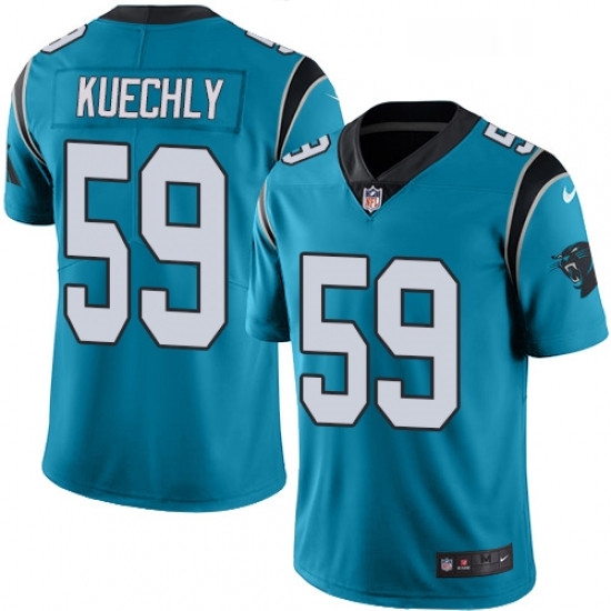 Mens Nike Carolina Panthers 59 Luke Kuechly Limited Blue Rush Vapor Untouchable NFL Jersey Mens Nike Carolina Panthers 59 Luke Kuechly Limited Blue Rush Vapor Untouchable NFL Jersey