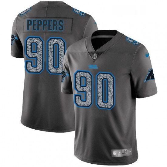 Mens Nike Carolina Panthers 90 Julius Peppers Gray Static Vapor Untouchable Limited NFL Jersey Mens Nike Carolina Panthers 90 Julius Peppers Gray Static Vapor Untouchable Limited NFL Jersey