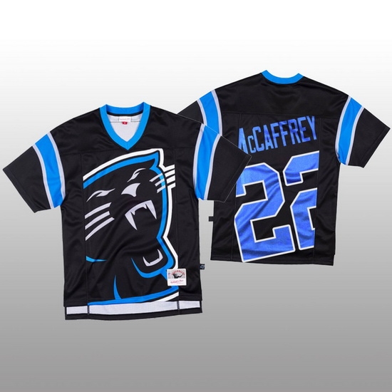 NFL Carolina Panthers 22 Christian McCaffrey Black Men Mitchell 26 Nell Big Face Fashion Limited NFL Jersey NFL Carolina Panthers 22 Christian McCaffrey Black Men Mitchell 26 Nell Big Face Fashion Limited NFL Jersey