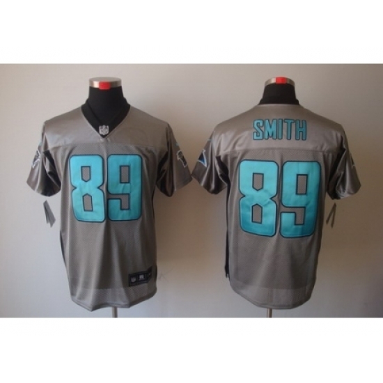 Nike Carolina Panthers 89 Steve Smith Grey Elite Shadow NFL Jersey Nike Carolina Panthers 89 Steve Smith Grey Elite Shadow NFL Jersey