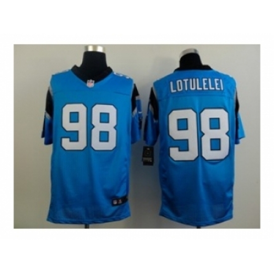 Nike Carolina Panthers 98 Star Lotulelei blue Elite NFL Jersey Nike Carolina Panthers 98 Star Lotulelei blue Elite NFL Jersey