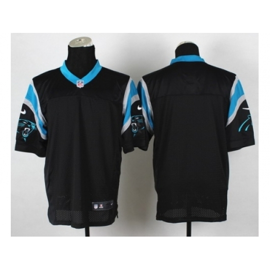 Nike Carolina Panthers Blank Black Elite NFL Jersey Nike Carolina Panthers Blank Black Elite NFL Jersey