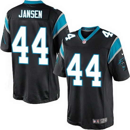Nike Panthers #44 J.J. Jansen Black Team Color Mens Stitched NFL Elite Jersey Nike Panthers #44 J.J. Jansen Black Team Color Mens Stitched NFL Elite Jersey