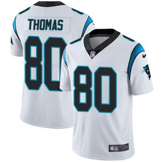 Nike Panthers 80 Ian Thomas White Vapor Untouchable Limited Jersey Nike Panthers 80 Ian Thomas White Vapor Untouchable Limited Jersey