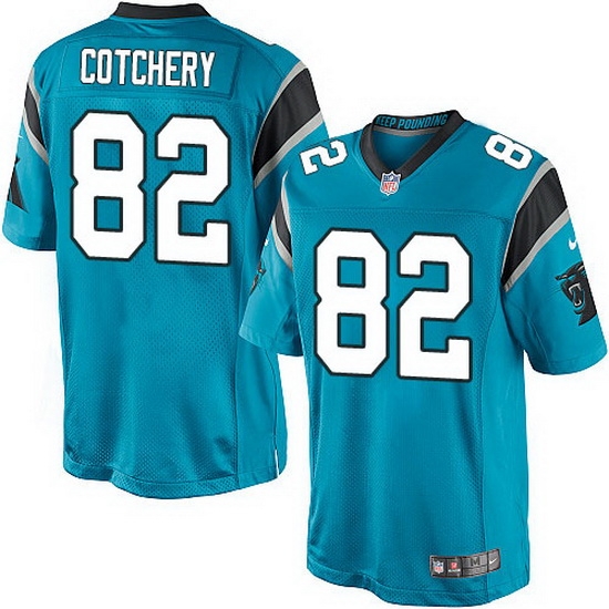 Nike Panthers #82 Jerricho Cotchery Blue Team Color Mens Stitched NFL Elite Jersey Nike Panthers #82 Jerricho Cotchery Blue Team Color Mens Stitched NFL Elite Jersey