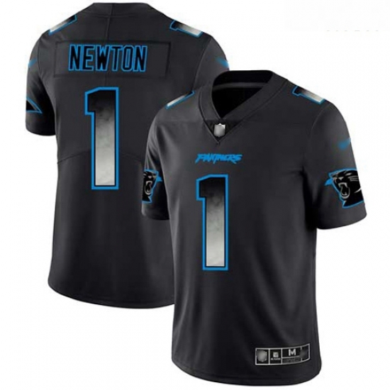 Panthers 1 Cam Newton Black Men Stitched Football Vapor Untouchable Limited Smoke Fashion Jersey Panthers 1 Cam Newton Black Men Stitched Football Vapor Untouchable Limited Smoke Fashion Jersey