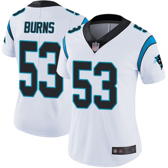 Panthers 53 Brian Burns White Women Stitched Football Vapor Untouchable Limited Jersey Panthers 53 Brian Burns White Women Stitched Football Vapor Untouchable Limited Jersey