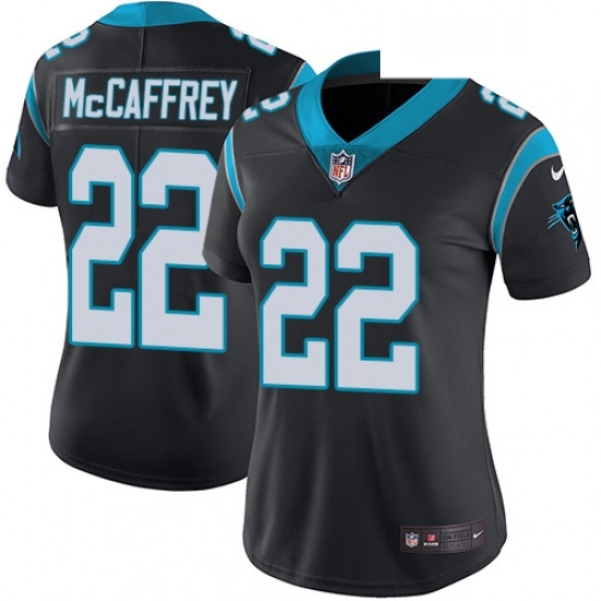 Womens Nike Carolina Panthers 22 Christian McCaffrey Elite Black Team Color NFL Jersey Womens Nike Carolina Panthers 22 Christian McCaffrey Elite Black Team Color NFL Jersey
