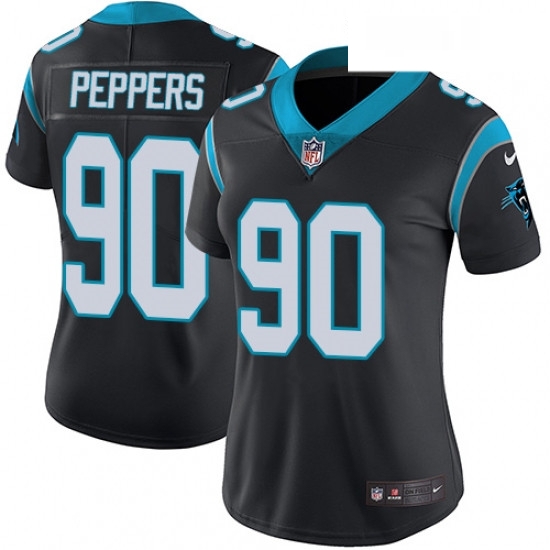 Womens Nike Carolina Panthers 90 Julius Peppers Black Team Color Vapor Untouchable Limited Player NFL Jersey Womens Nike Carolina Panthers 90 Julius Peppers Black Team Color Vapor Untouchable Limited Player NFL Jersey